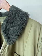 Load image into Gallery viewer, reworked vintage coat with fur collar