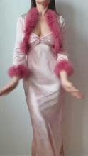 Load and play video in Gallery viewer, 1960's / 70's Silk Pink Dress & Bolero Set