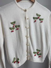 Load image into Gallery viewer, White Cherry sweater
