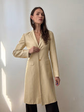 Load image into Gallery viewer, Silk longline blazer coat
