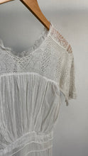 Load image into Gallery viewer, White Antique Lace Dress
