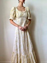 Load image into Gallery viewer, Yellow Floral boho dress
