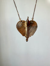 Load image into Gallery viewer, Vintage Bird Heart Necklace
