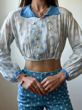 Load image into Gallery viewer, 1040's reworked floral blouse
