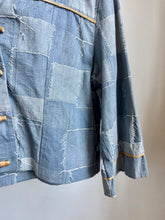 Load image into Gallery viewer, Re-worked jean jacket
