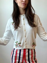 Load image into Gallery viewer, White Cherry sweater
