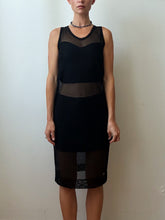 Load image into Gallery viewer, Sheer black Maxfield dress
