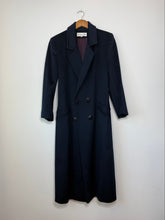Load image into Gallery viewer, Navy blue wool pea coat
