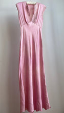 Load image into Gallery viewer, 1930's Pink silk slip dress
