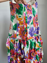 Load image into Gallery viewer, Vintage Silk &amp; Sequin Floral Mini
