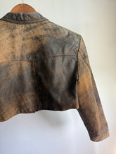 Load image into Gallery viewer, Cropped leather jacket
