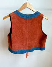 Load image into Gallery viewer, 1970's suede vest
