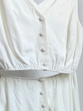 Load image into Gallery viewer, White reworked skirt set

