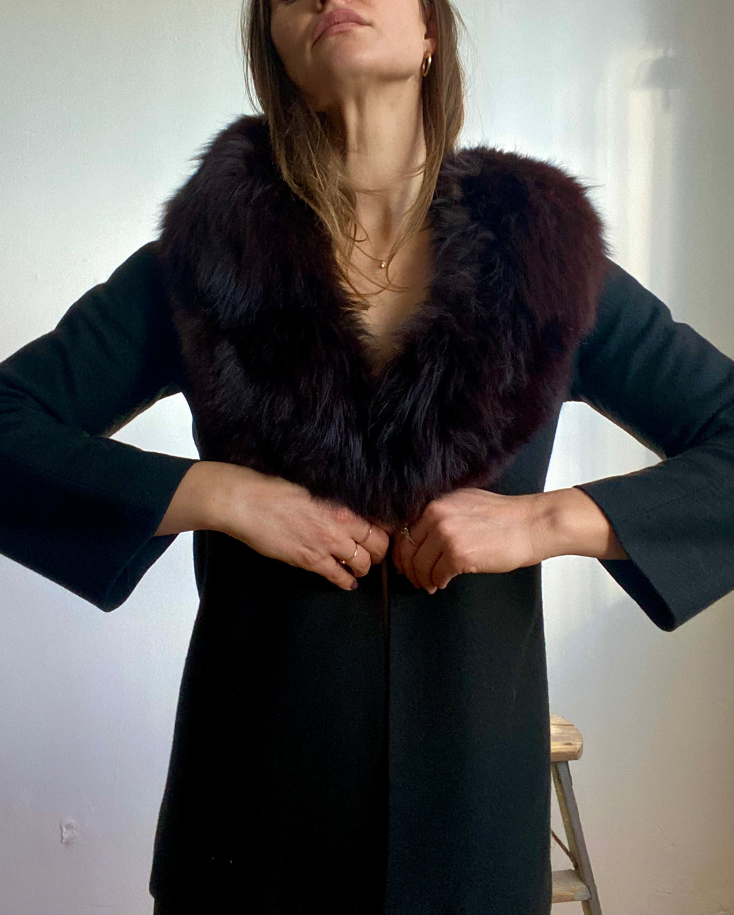 1960's Vintage Fur Collar coat