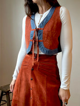 Load image into Gallery viewer, 1970's suede vest
