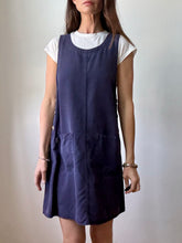 Load image into Gallery viewer, Navy jumper dress
