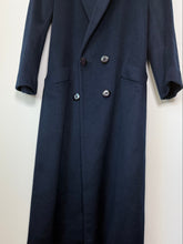 Load image into Gallery viewer, Navy blue wool pea coat
