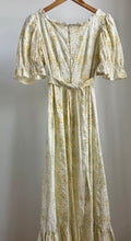 Load image into Gallery viewer, Yellow Floral boho dress
