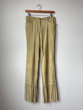 Load image into Gallery viewer, Vintage suede fringe pant
