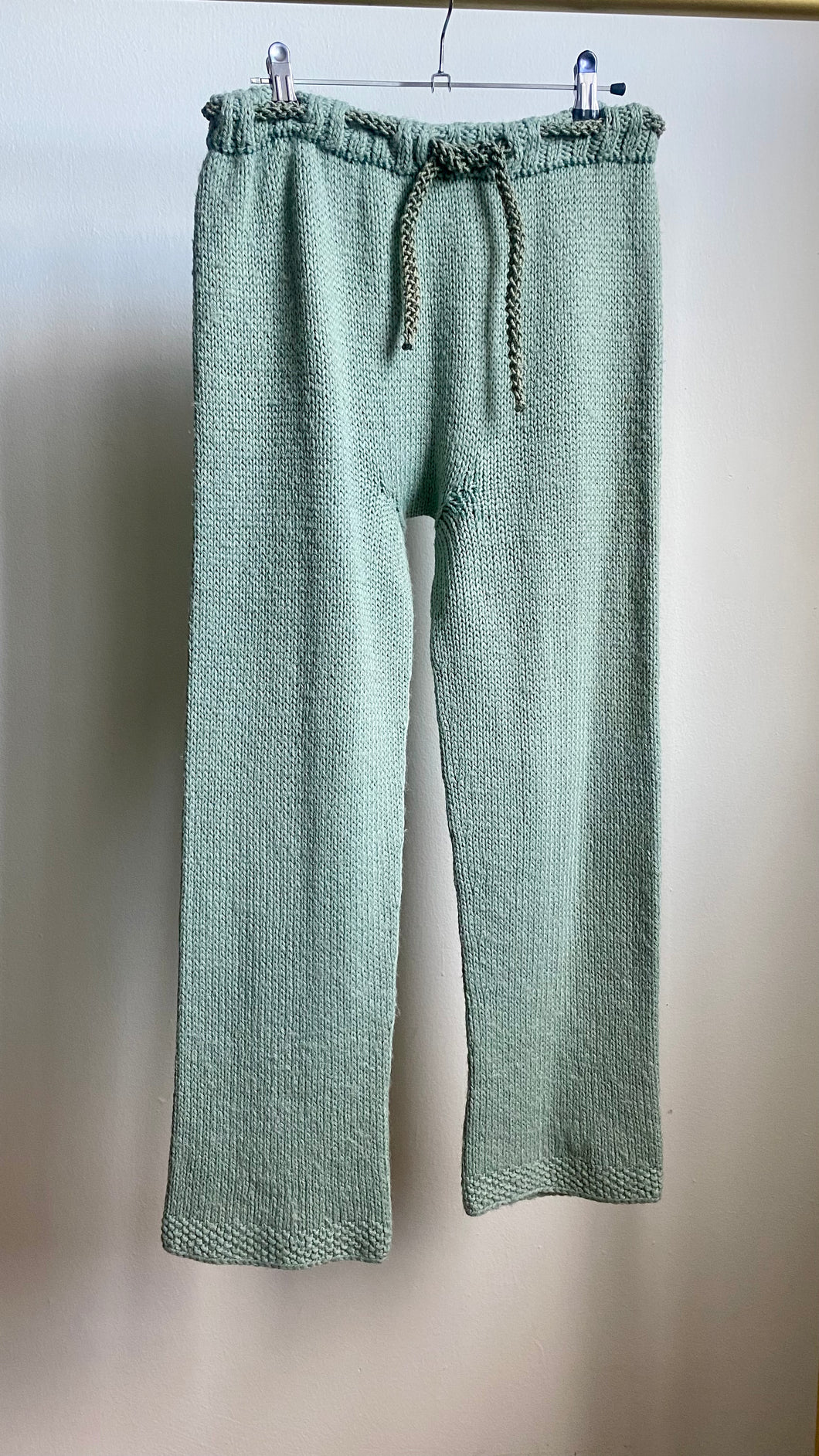 Knit Pants - Mint green