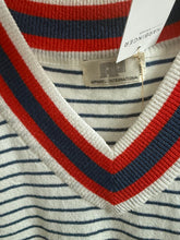 Load image into Gallery viewer, Red white &amp; blue striped tank
