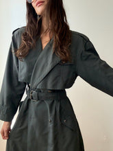 Load image into Gallery viewer, Grey trench coat

