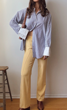 Load image into Gallery viewer, Yellow silk pants
