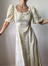 Load image into Gallery viewer, Yellow Floral boho dress
