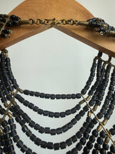 Load image into Gallery viewer, Black beaded necklace
