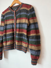 Load image into Gallery viewer, 90&#39;s Striped Cardigan Sweater
