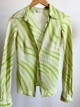 Load image into Gallery viewer, Lime Green LS button up
