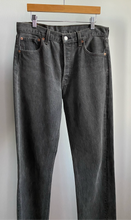 Load image into Gallery viewer, Black 501 Levis Jeans
