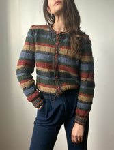 Load image into Gallery viewer, 90&#39;s Striped Cardigan Sweater
