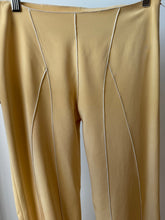 Load image into Gallery viewer, Yellow silk pants
