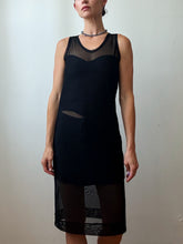 Load image into Gallery viewer, Sheer black Maxfield dress
