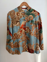 Load image into Gallery viewer, Silk frog closure blouse
