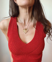 Load image into Gallery viewer, Vintage Bird Heart Necklace
