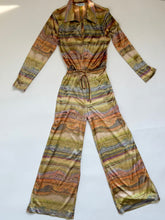 Load image into Gallery viewer, 70&#39;s Retro printed pantsuit
