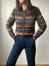 Load image into Gallery viewer, 90&#39;s Striped Cardigan Sweater
