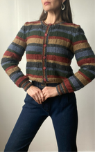 Load image into Gallery viewer, 90&#39;s Striped Cardigan Sweater
