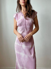 Load image into Gallery viewer, 1940s lavender dyed dress
