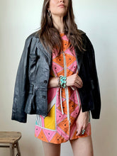 Load image into Gallery viewer, cropped black leather jacket
