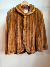Load image into Gallery viewer, 1940's Mink Fur Coat cape

