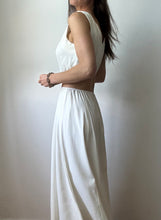Load image into Gallery viewer, White reworked skirt set
