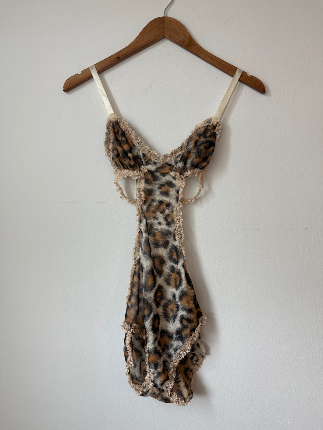 1970's leopard lingerie