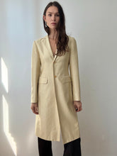 Load image into Gallery viewer, Silk longline blazer coat
