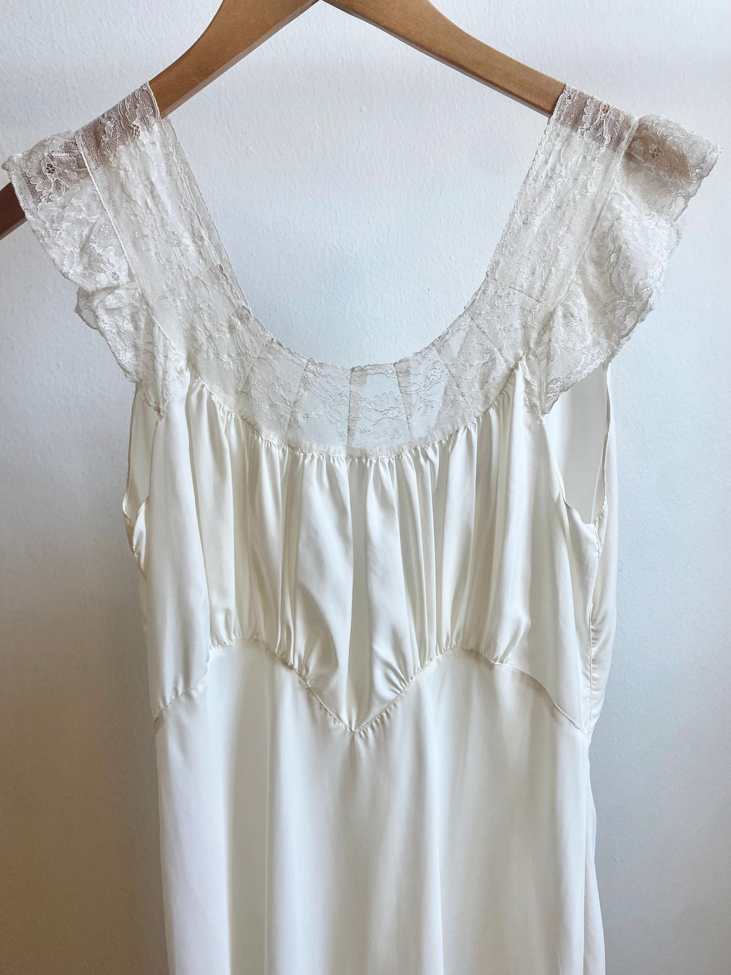 White Lace Slip Dress