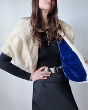 Load image into Gallery viewer, 1930’s- 1940’s Ivory Rabbit Fur Cape
