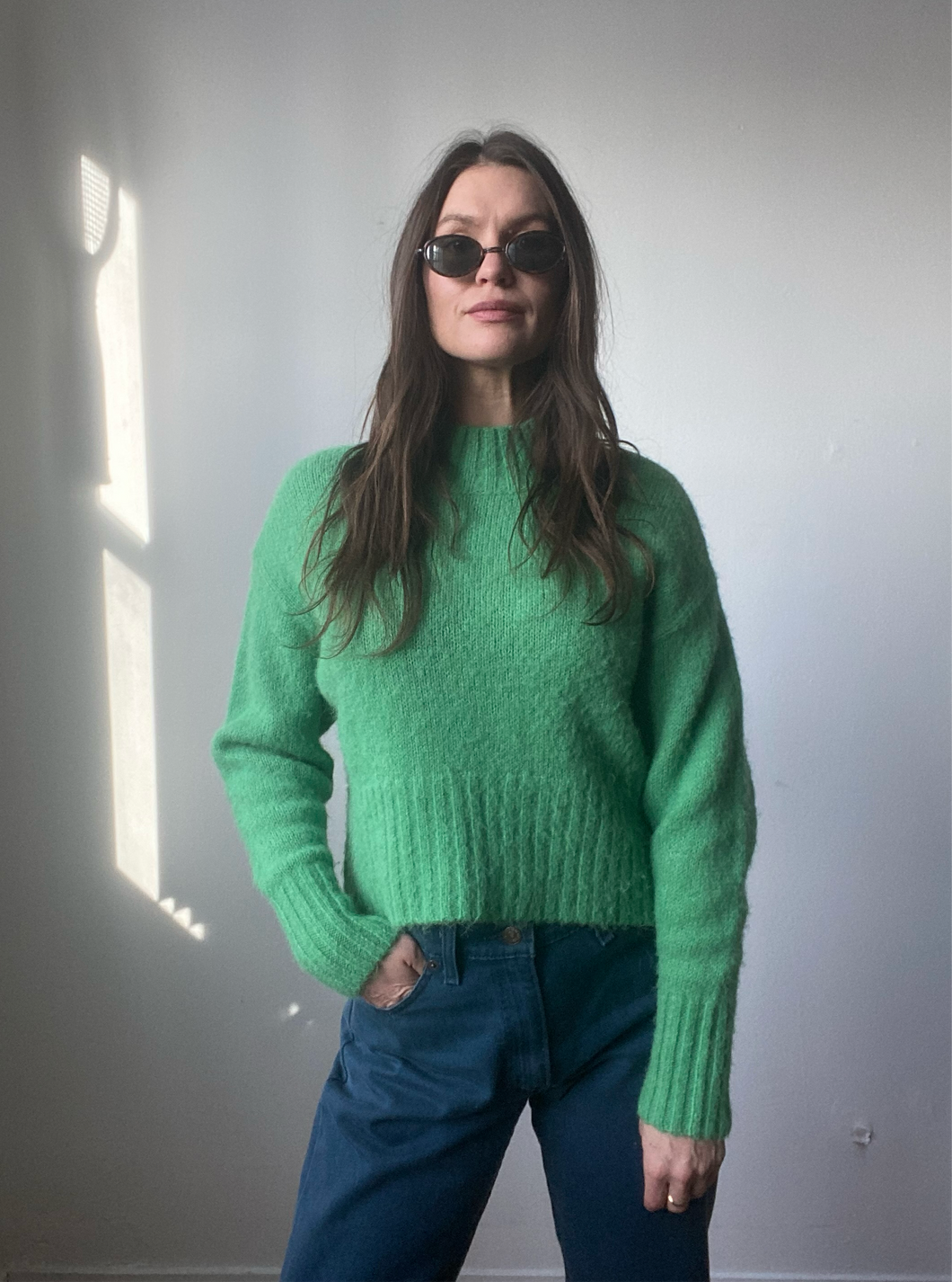 Kelly Green Sweater