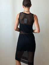 Load image into Gallery viewer, Sheer black Maxfield dress
